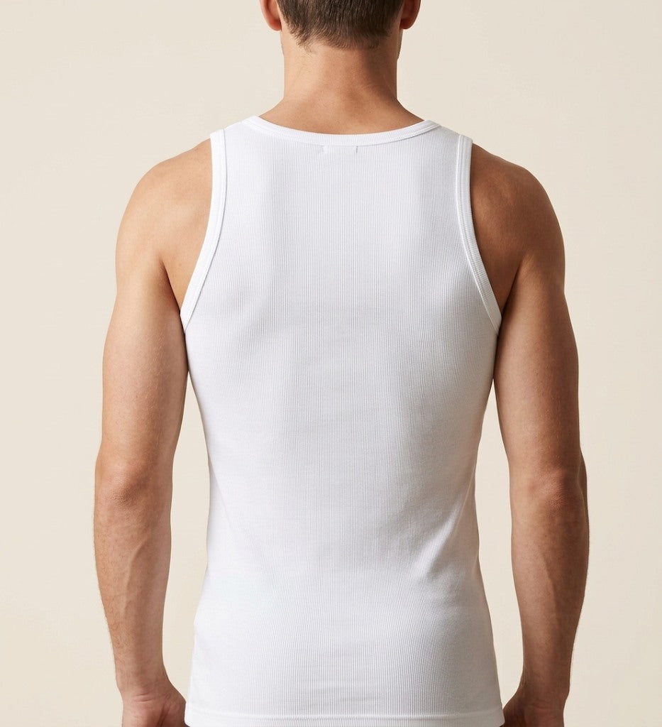 Flint White Sleeveless Knit