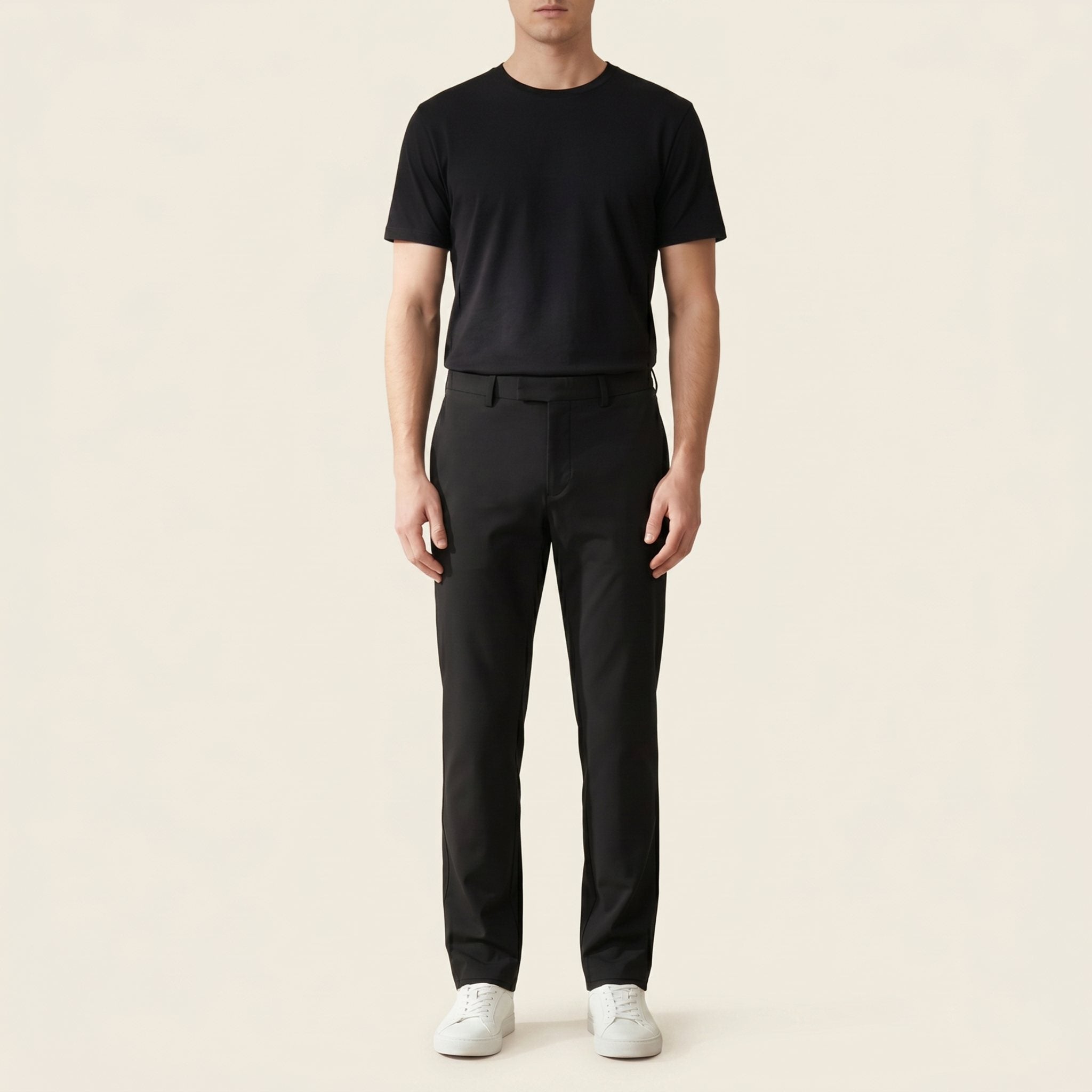 Tailored Stretch Trouser - Black