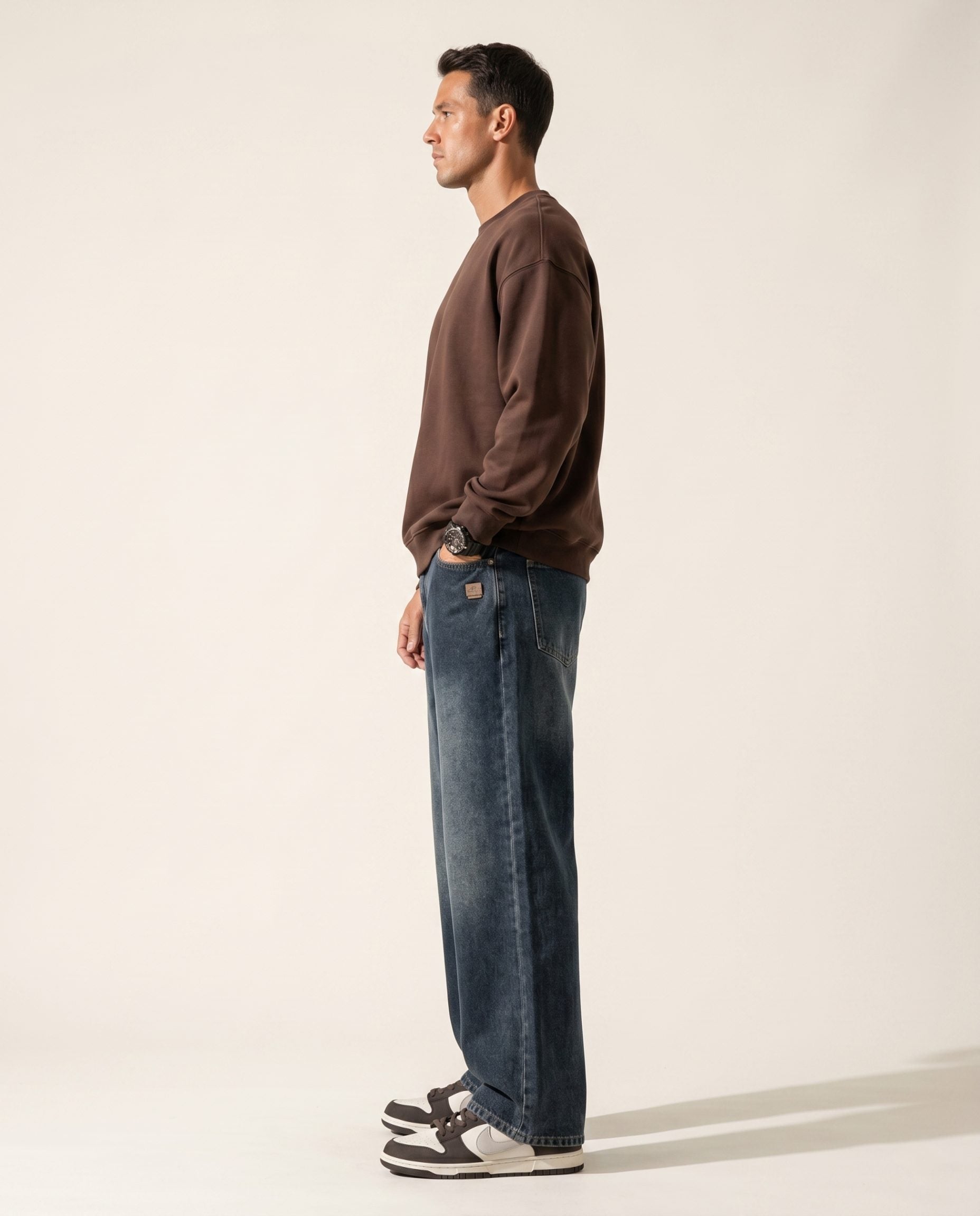 Baseline Wide-Leg Jean — Slate Wash
