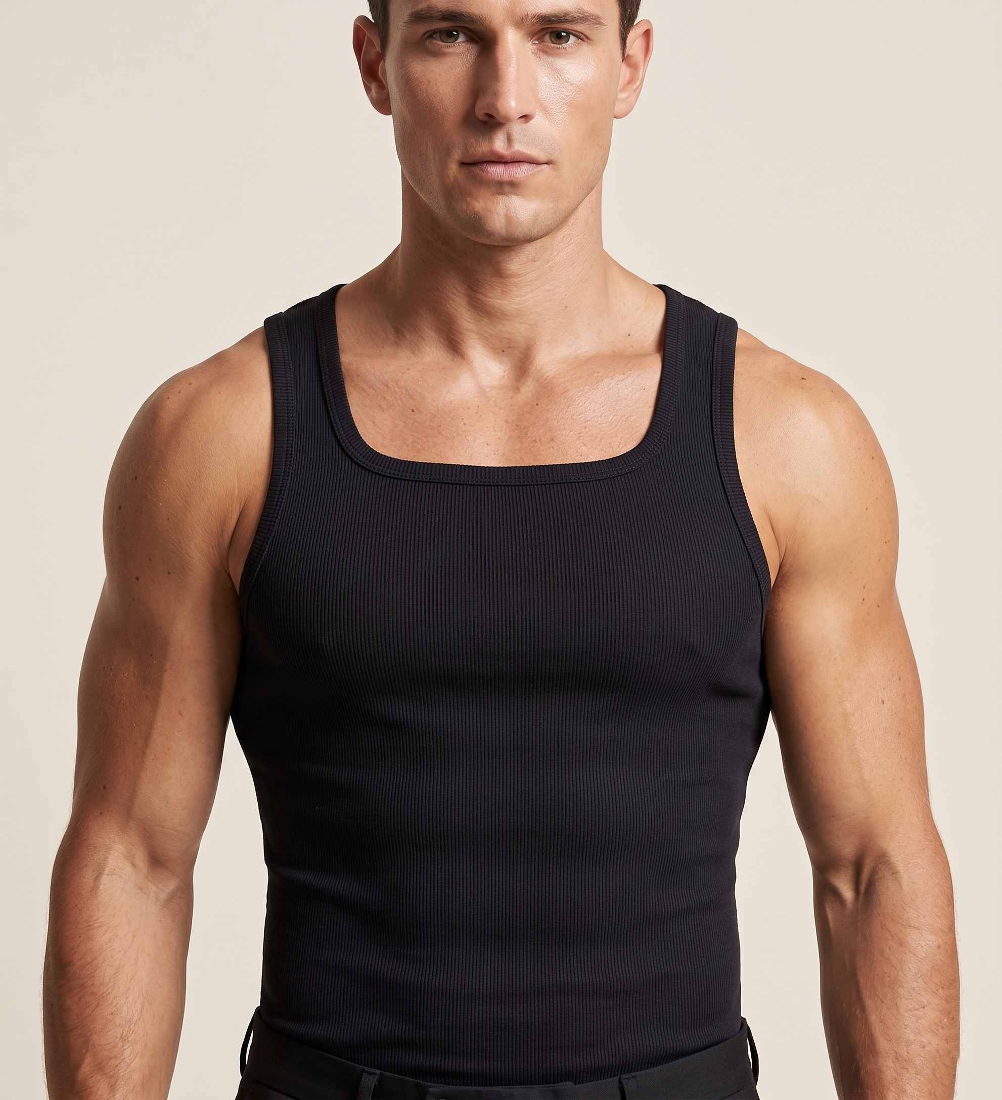 Flint Black Sleeveless Knit