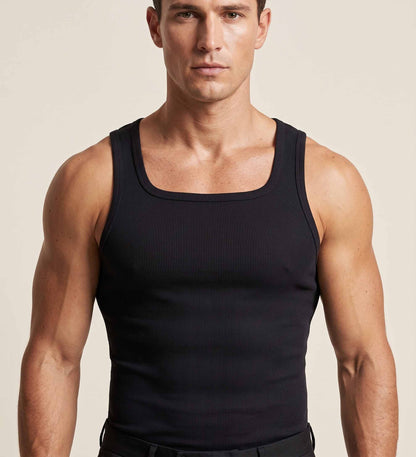 Flint Black Sleeveless Knit
