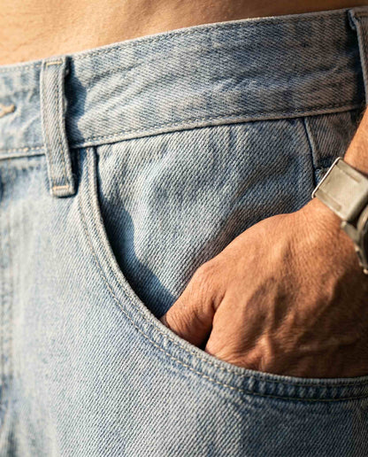 Baseline Wide-Leg Jean — Glacier Wash