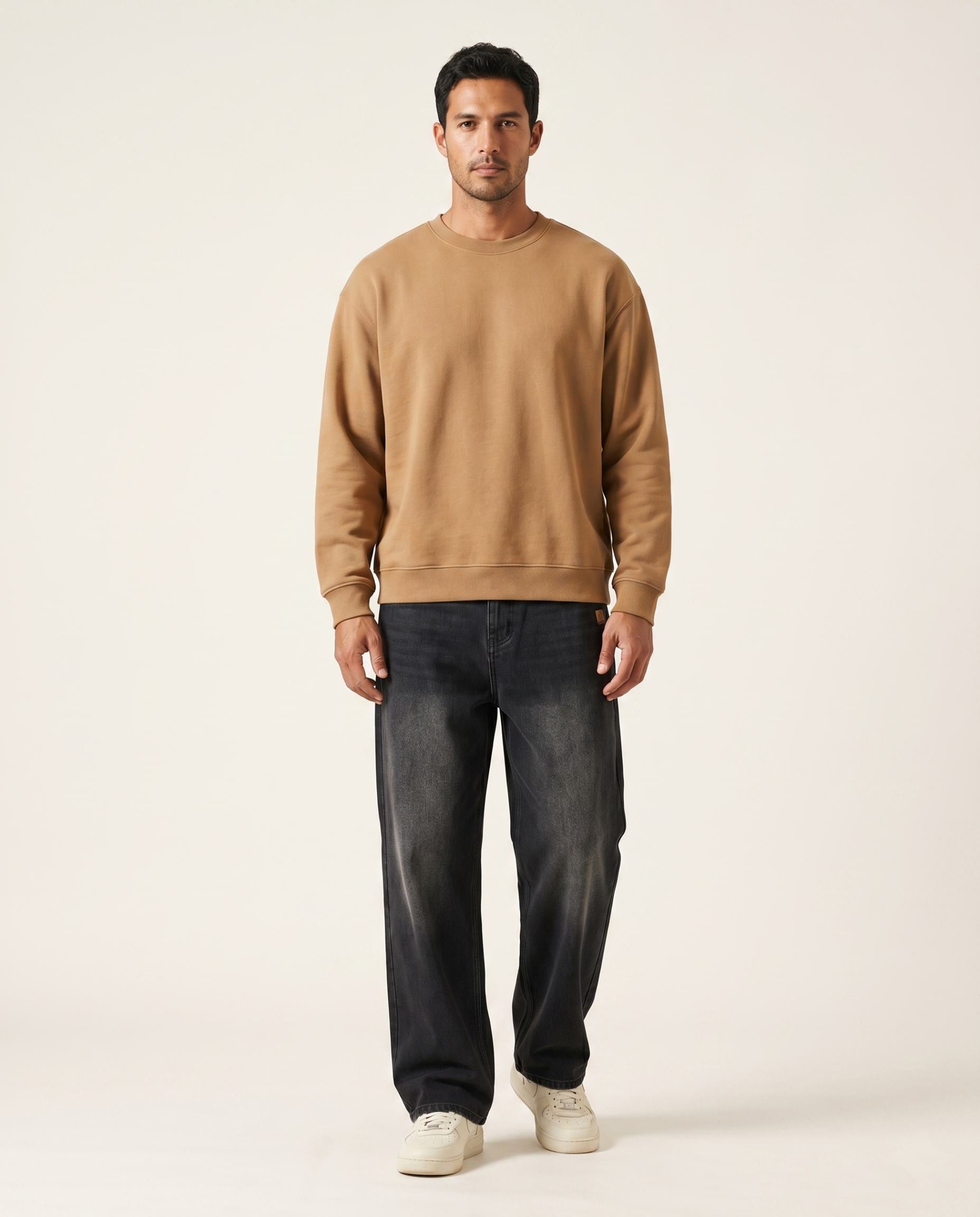 Baseline Wide-Leg Jean — Charcoal Wash