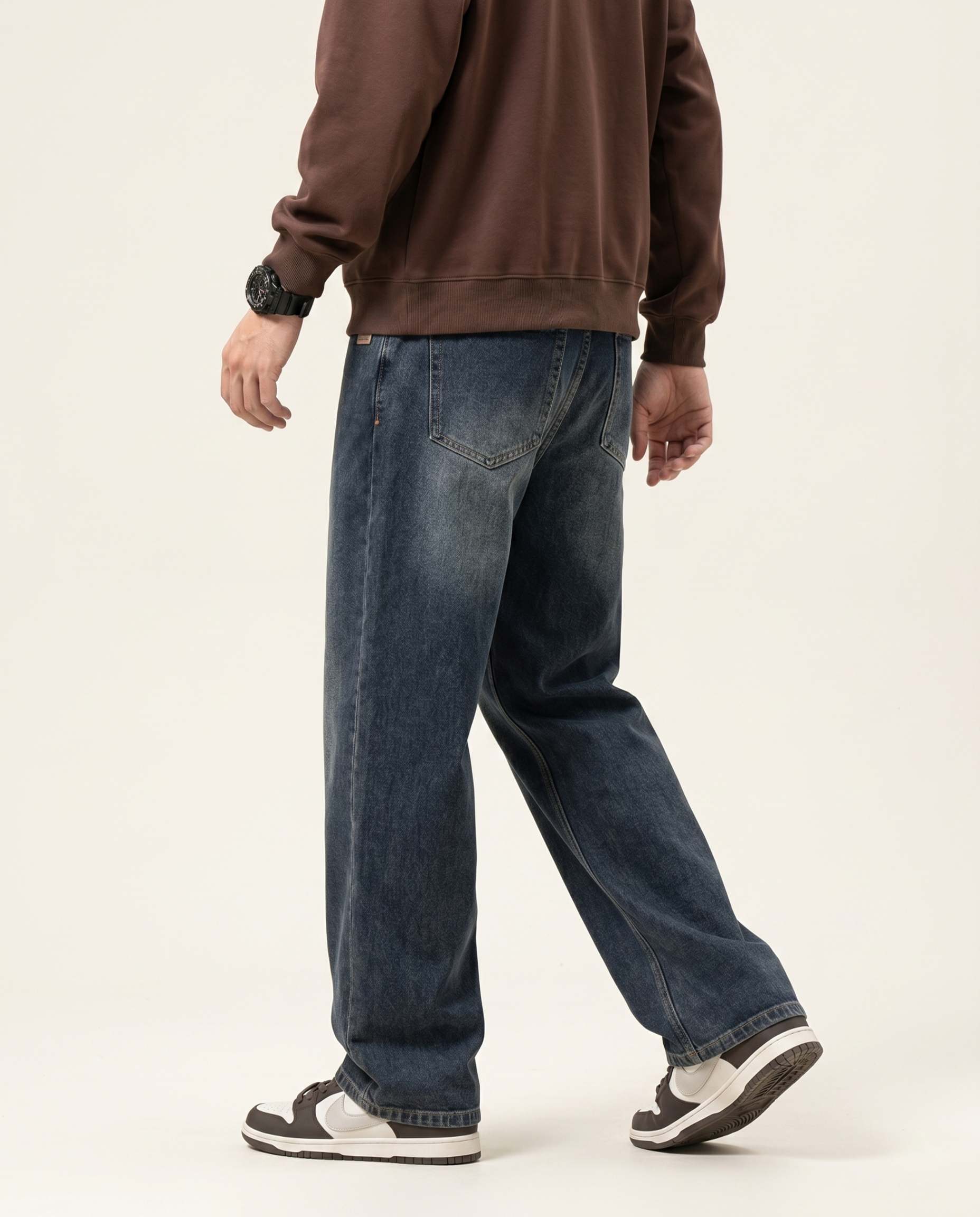 Baseline Wide-Leg Jean — Slate Wash