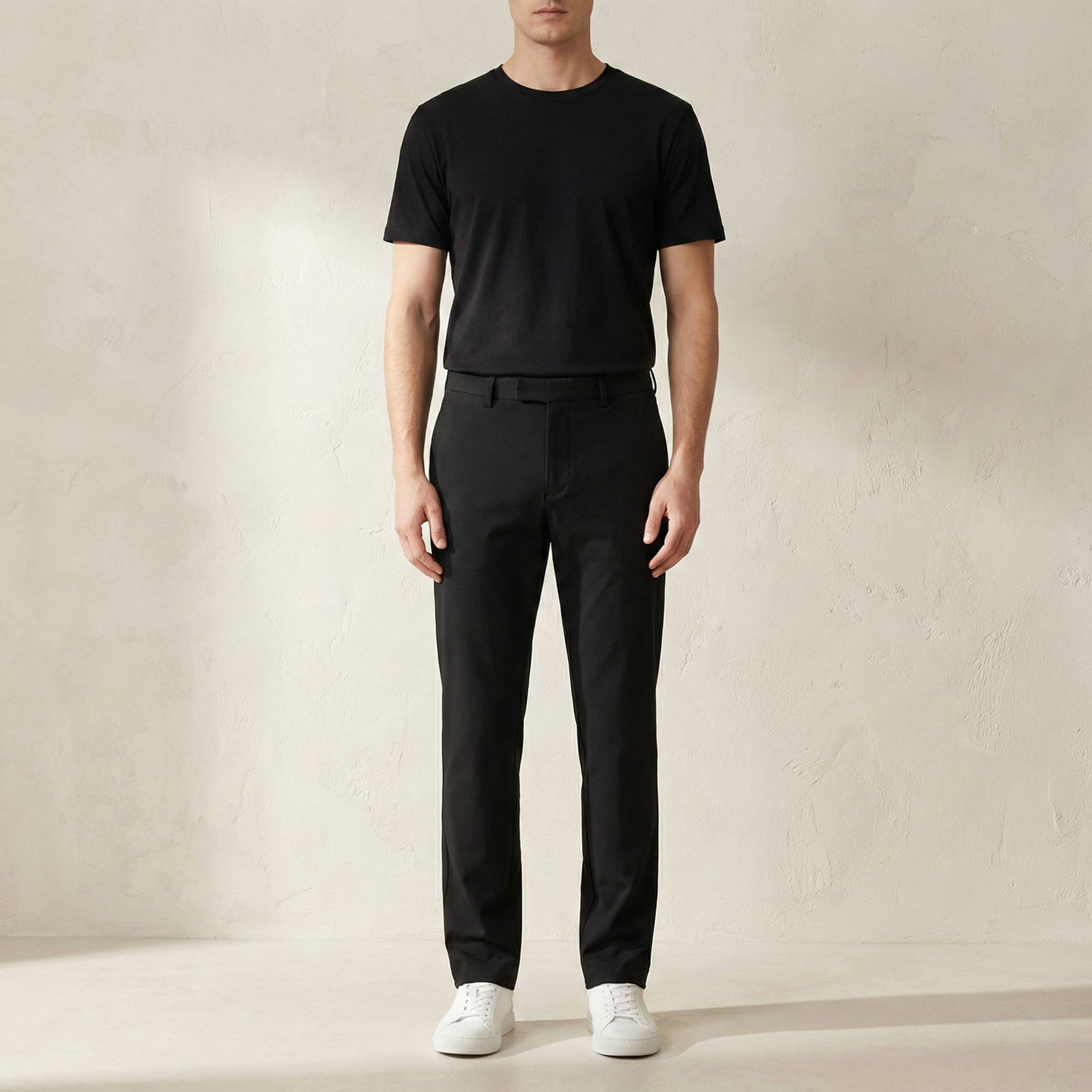 Tailored Stretch Trouser - Black