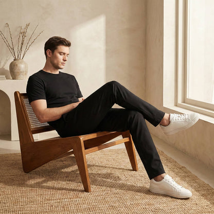 Tailored Stretch Trouser - Black