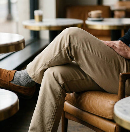 Tailored Stretch Trouser - Stone