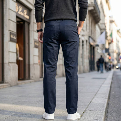 Tailored Stretch Trouser - Navy