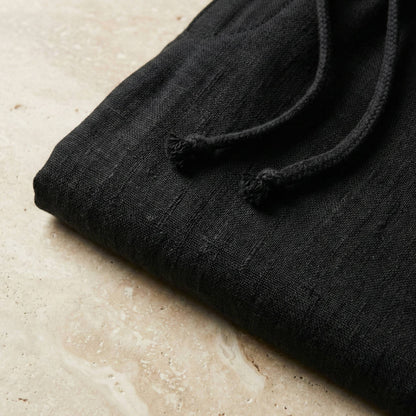 Riviera Linen Trousers - Black