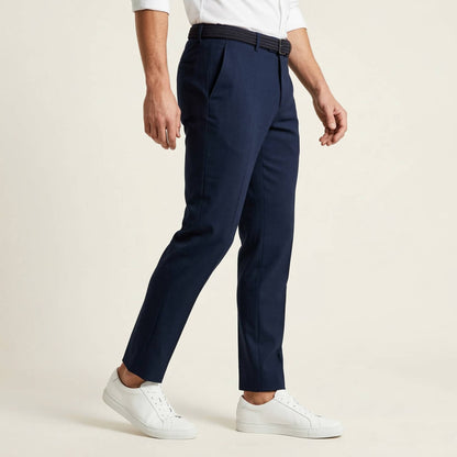 Tailored Stretch Trouser - Navy